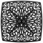 Preview: Gartentisch Schwarz 53x53x53 cm Aluminiumguss