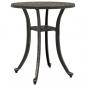 Preview: Gartentisch Bronzen Ø48x53 cm Aluminiumguss