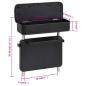 Preview: Auto-Armlehne Universal Schwarz 23x8x(30-38) cm ABS