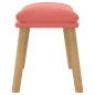 Preview: Fußhocker Rosa 45x29,5x35 cm Samt