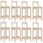 Preview: 9-tlg. Gartenbar-Set Massivholz Kiefer