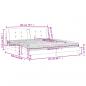 Preview: Bett mit Matratze Braun 200x200 cm Kunstleder