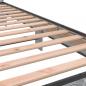 Preview: Bettgestell Grau Sonoma 100x200 cm Holzwerkstoff und Metall