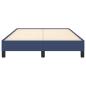 Preview: Bettgestell Blau 120x190 cm Stoff