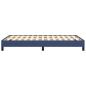 Preview: Bettgestell Blau 120x190 cm Stoff