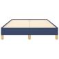 Preview: Bettgestell Blau 120x190 cm Stoff