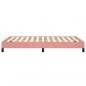 Preview: Bettgestell Rosa 120x190 cm Samt