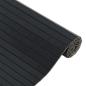 Preview: Teppich Rechteckig Schwarz 70x300 cm Bambus