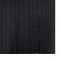 Preview: Teppich Rechteckig Schwarz 70x300 cm Bambus