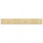 Preview: Teppich Rechteckig Hell Natur 70x500 cm Bambus