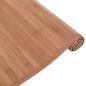 Preview: Teppich Rechteckig Natur 80x300 cm Bambus