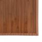 Preview: Teppich Rechteckig Braun 80x500 cm Bambus