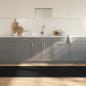 Preview: ARDEBO.de - Teppich Rechteckig Schwarz 80x500 cm Bambus