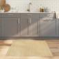 Preview: ARDEBO.de - Teppich Quadratisch Hell Natur 100x100 cm Bambus