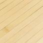 Preview: Teppich Rund Hell Natur 100 cm Bambus