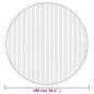 Preview: Teppich Rund Hell Natur 100 cm Bambus