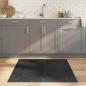 Preview: ARDEBO.de - Teppich Rechteckig Grau 100x100 cm Bambus