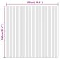 Preview: Teppich Rechteckig Grau 100x100 cm Bambus