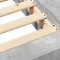 Preview: Bettgestell Betongrau 135x190 cm Holzwerkstoff
