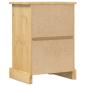 Preview: Nachttisch Corona 45x35x64 cm Massivholz Kiefer