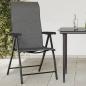 Preview: ARDEBO.de - Gartenstühle 4 Stk. Klappbar Grau Poly Rattan
