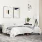 Preview: ARDEBO.de - Bettgestell Braun Eichen-Optik 200x200 cm Holzwerkstoff Metall