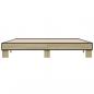 Preview: Bettgestell Sonoma-Eiche 160x200 cm Holzwerkstoff und Metall