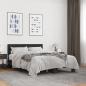 Preview: Bettgestell Schwarz 120x190 cm Holzwerkstoff und Metall