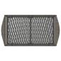 Preview: 4-tlg. Garten-Sofagarnitur mit Kissen Grau Poly Rattan
