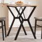 Preview: ARDEBO.de - Esstisch-Gestell in Y-Form 60x50x73 cm Gusseisen