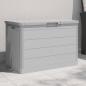 Preview: ARDEBO.de - Outdoor-Kissenbox Grau 77,5x44,5x53 cm Polypropylen
