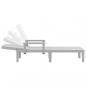 Preview: 4-fach Verstellbare Sonnenliege 155,5x57x28 cm Polypropylen