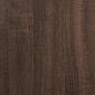 Preview: ARDEBO.de - Bettgestell Braun Eichen-Optik 150x200 cm Holzwerkstoff Metall