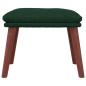Preview: Fußhocker Dunkelgrün 45x29,5x35 cm Stoff