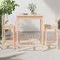Preview: 3-tlg. Gartenbar-Set Massivholz Kiefer