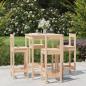 Preview: ARDEBO.de - 5-tlg. Gartenbar-Set Massivholz Kiefer