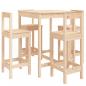 Preview: 5-tlg. Gartenbar-Set Massivholz Kiefer