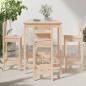 Preview: 5-tlg. Gartenbar-Set Massivholz Kiefer