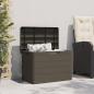 Preview: Outdoor-Kissenbox Braun 77,5x44,5x53 cm Polypropylen