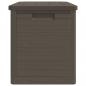 Preview: Outdoor-Kissenbox Braun 77,5x44,5x53 cm Polypropylen