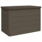 Preview: Outdoor-Kissenbox Braun 77,5x44,5x53 cm Polypropylen
