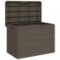 Preview: Outdoor-Kissenbox Braun 77,5x44,5x53 cm Polypropylen
