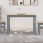 Preview: ARDEBO.de - Esstisch Panama Grau 117x60x75 cm Massivholz Kiefer