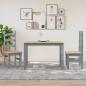 Preview: Esstisch Panama Grau 117x60x75 cm Massivholz Kiefer