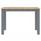 Preview: Esstisch Panama Grau 117x60x75 cm Massivholz Kiefer