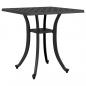 Preview: Gartentisch Schwarz 53x53x53 cm Aluminiumguss