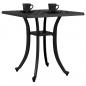 Preview: Gartentisch Schwarz 53x53x53 cm Aluminiumguss
