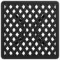 Preview: Gartentisch Schwarz 53x53x53 cm Aluminiumguss
