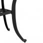 Preview: Gartentisch Schwarz 53x53x53 cm Aluminiumguss