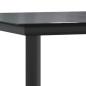 Preview: 7-tlg. Garten-Essgruppe mit Kissen Schwarz Poly Rattan